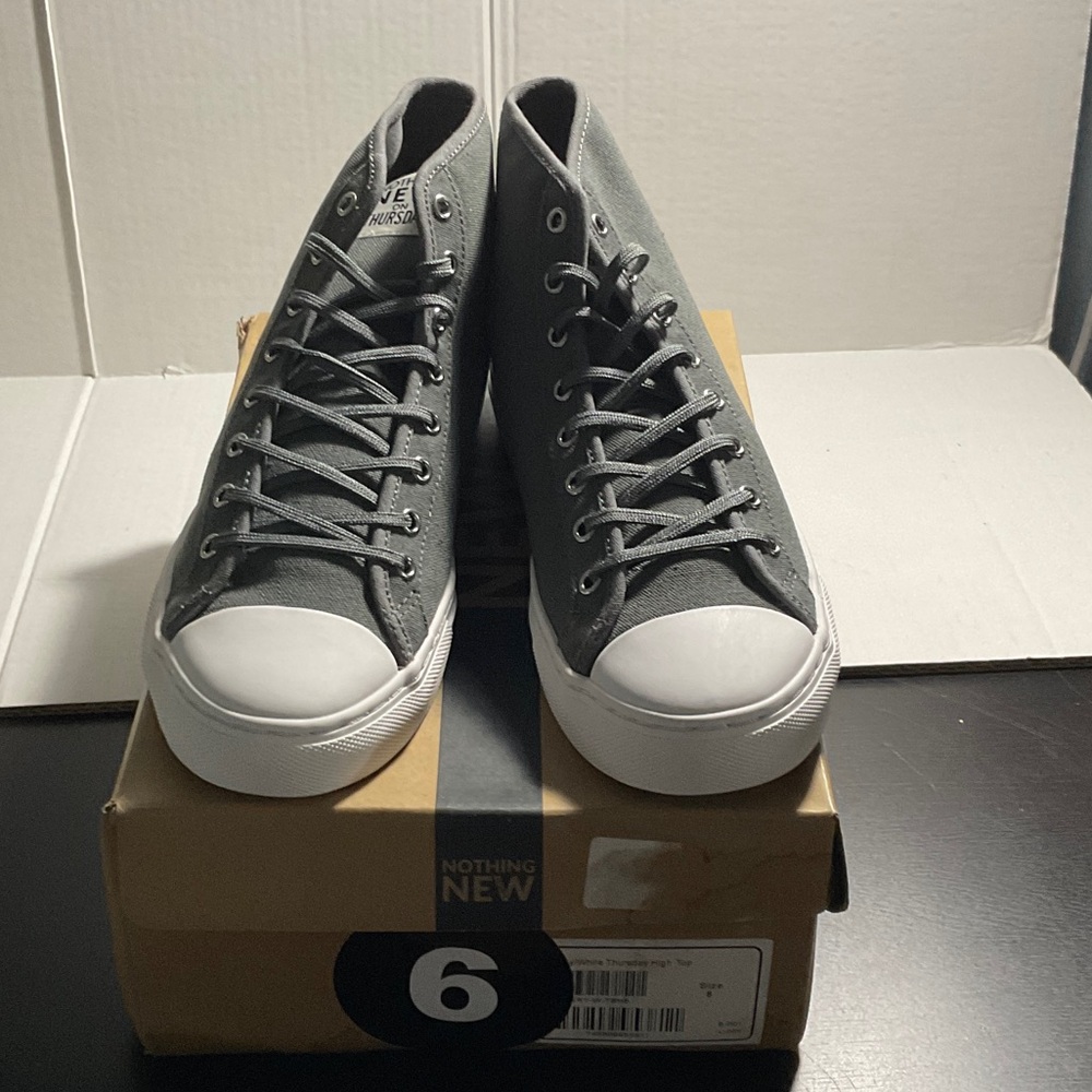 Thursday Boot Company Nothing New  Charcoal High-Top Sneakers